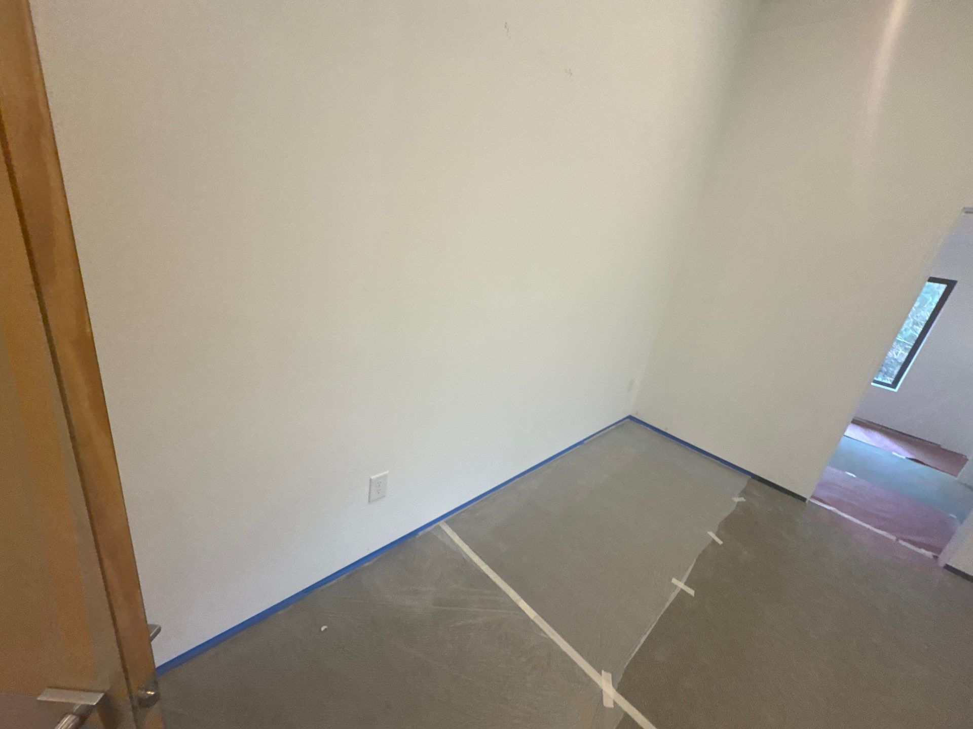 Drywall repair and repaint by GonzalezPainters & Contractors Inc 