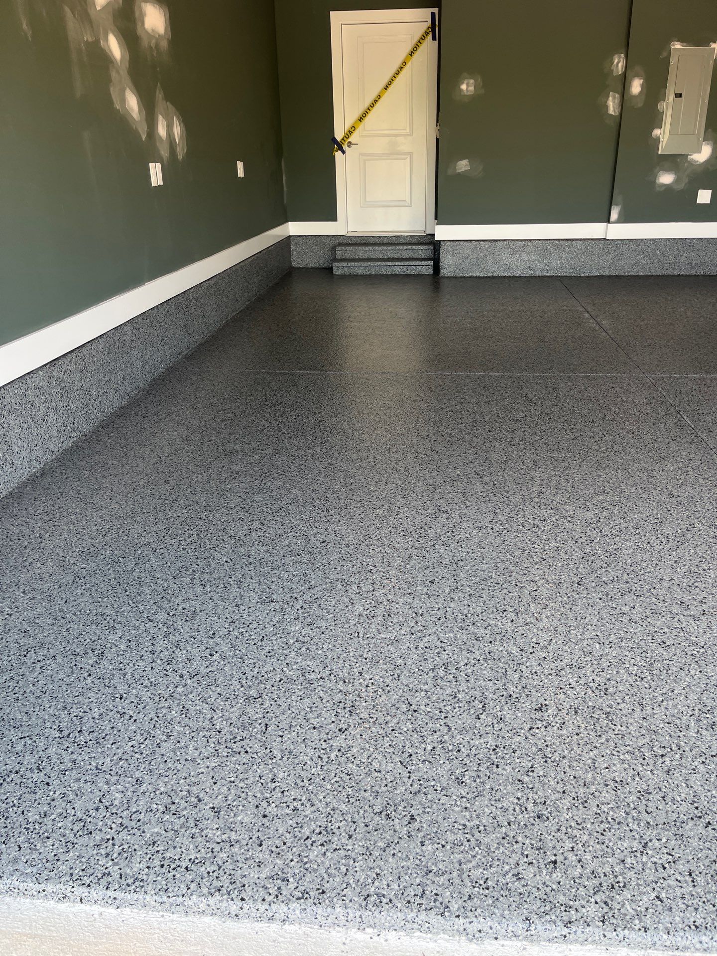 Garage Floor Coating using Nightfall by My Garage Floor Guys