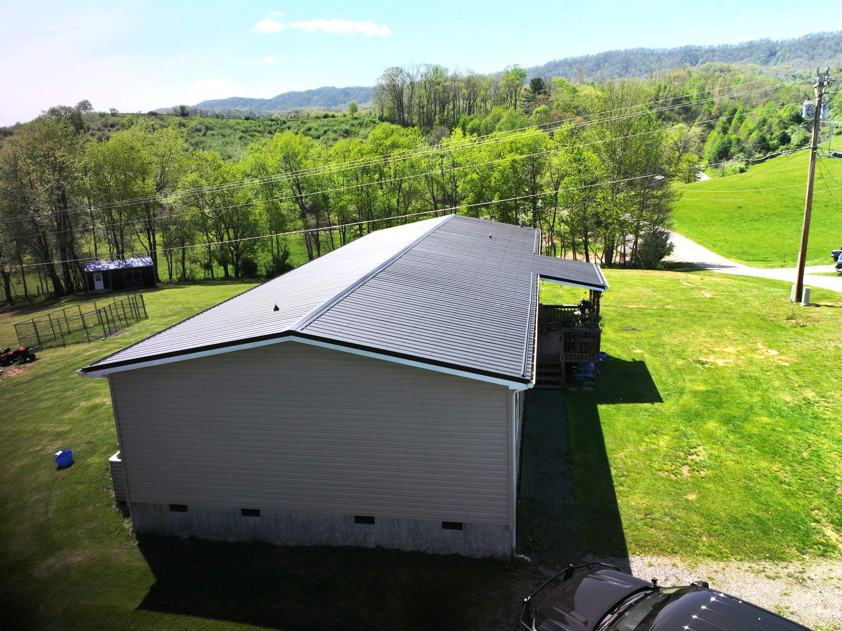 Textured Black AG Panel by Omnia Roofing