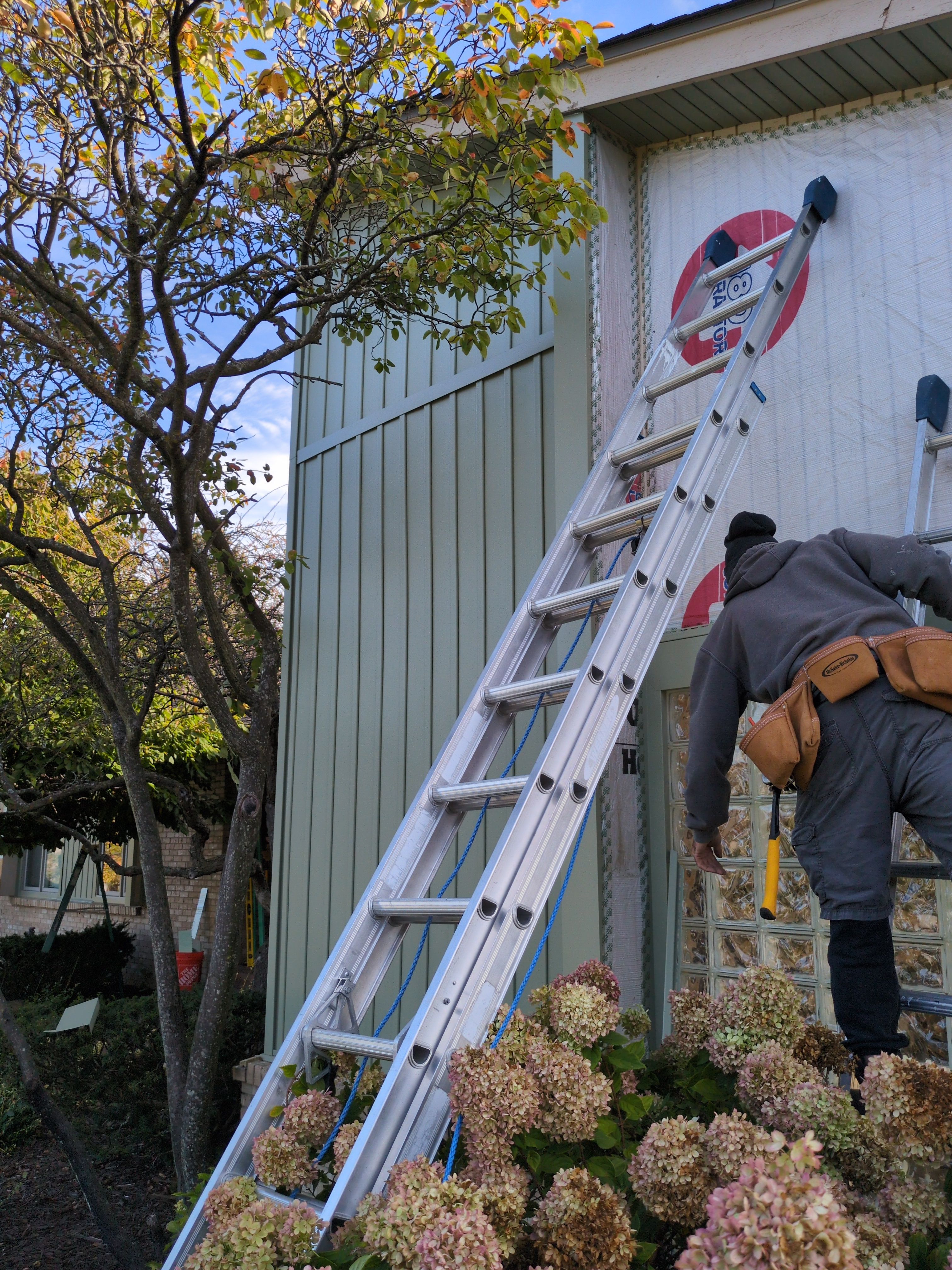 Siding Replacement using Alside 7" B&B by 180 Contractors