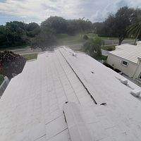 Boral Saxony 900 Solar White  by Total Roofing System The Metal Roof Experts