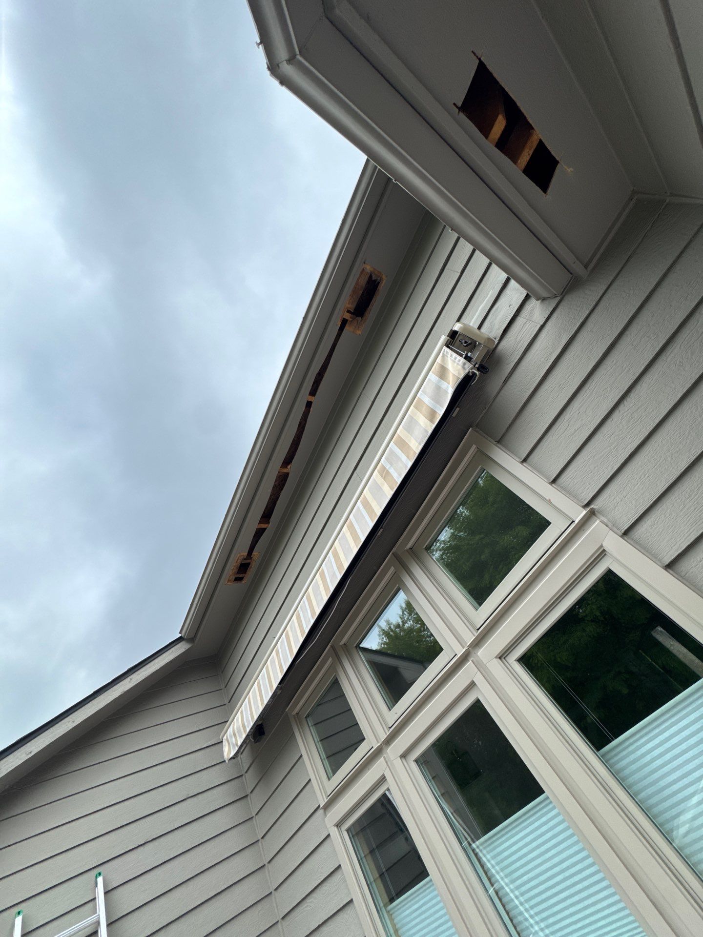 Siding Replacement using Alside Storm Grey by 180 Contractors