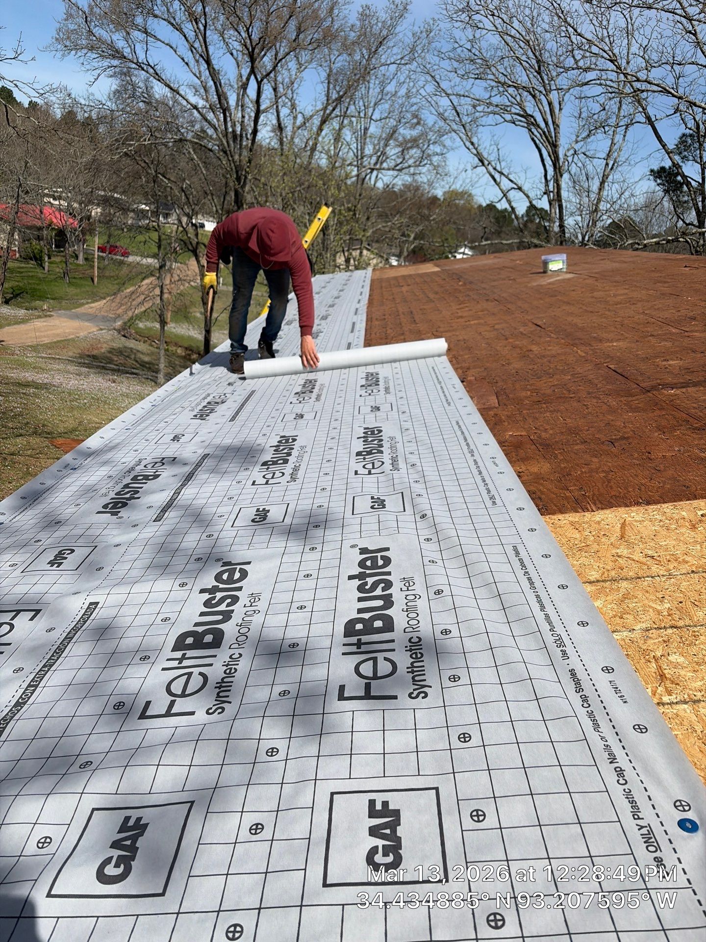 GAF Timberline UHDZ Shingle Roof Replacement and Decking Repair in Pearcy by Temple Roofing and Exteriors