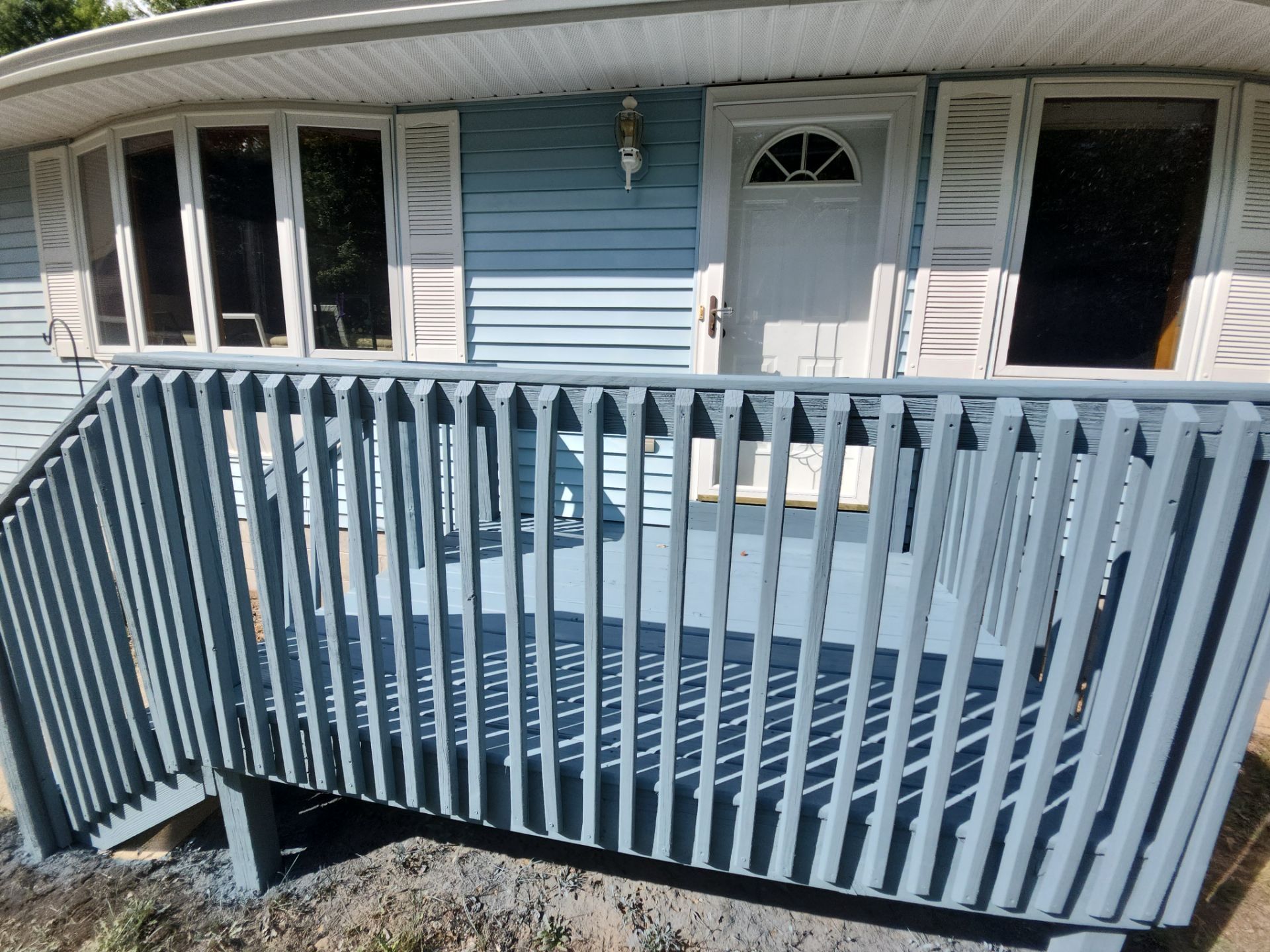 Deck staining and exterior foundation painting! by Gordon Painting