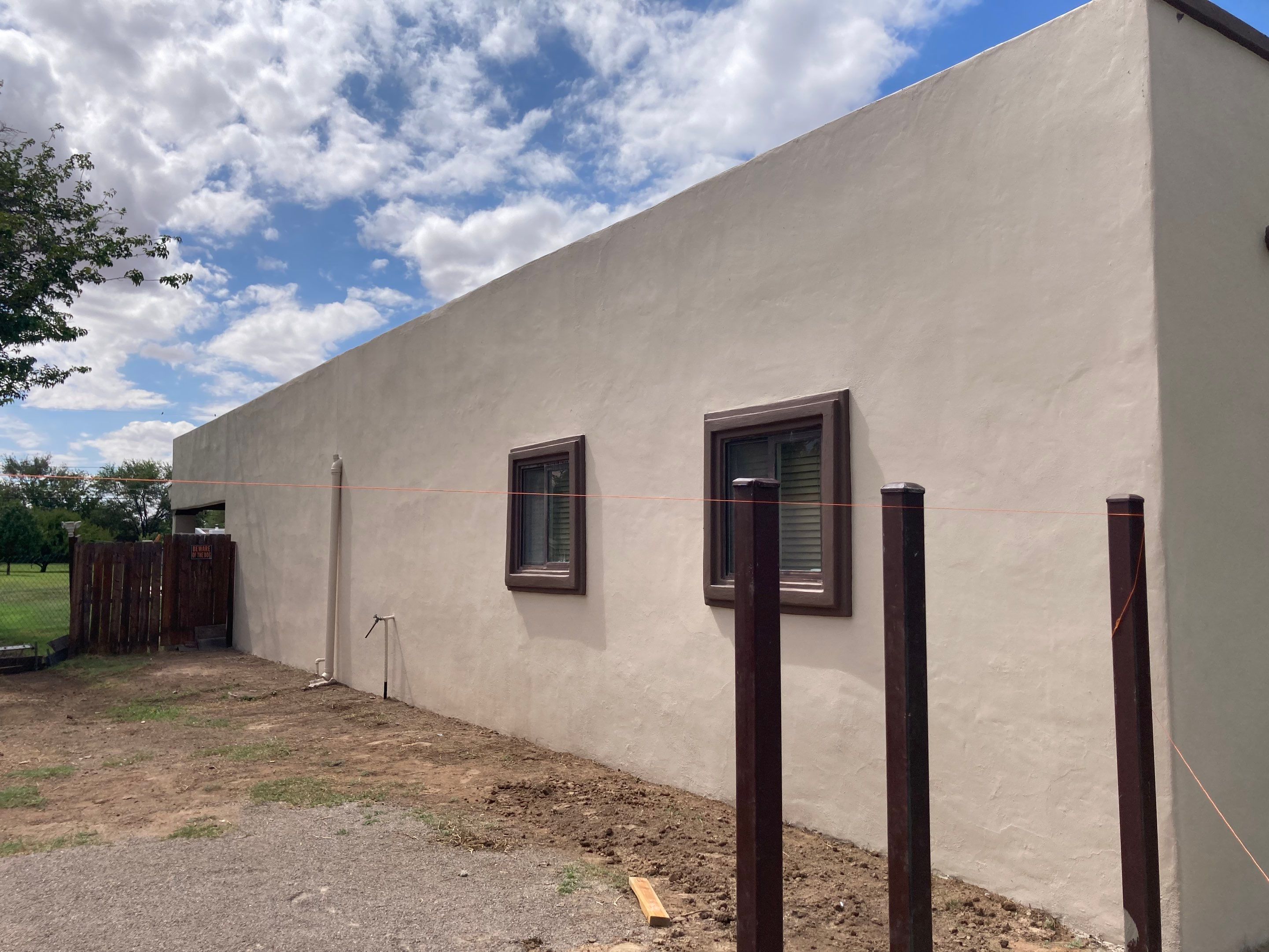 Significant Stucco Damage and Repair by Regal Renovate