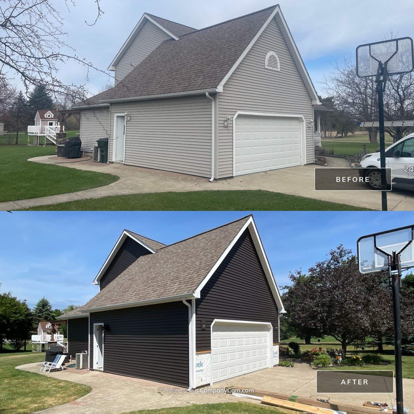 Siding Replacement using Certainteed Restoration Classic D4 by 180 Contractors