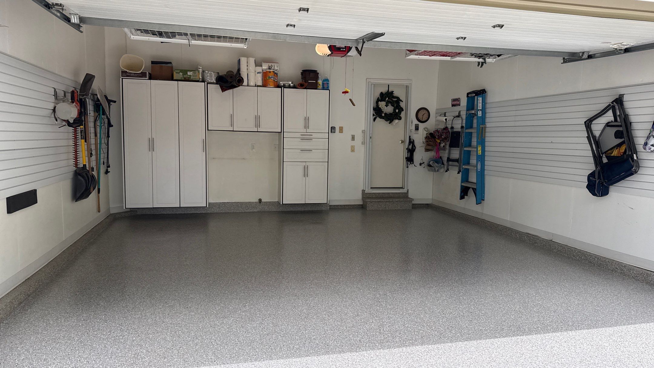 Rachelle & Norman Have a Beautiful New Floor  by Banner Garage