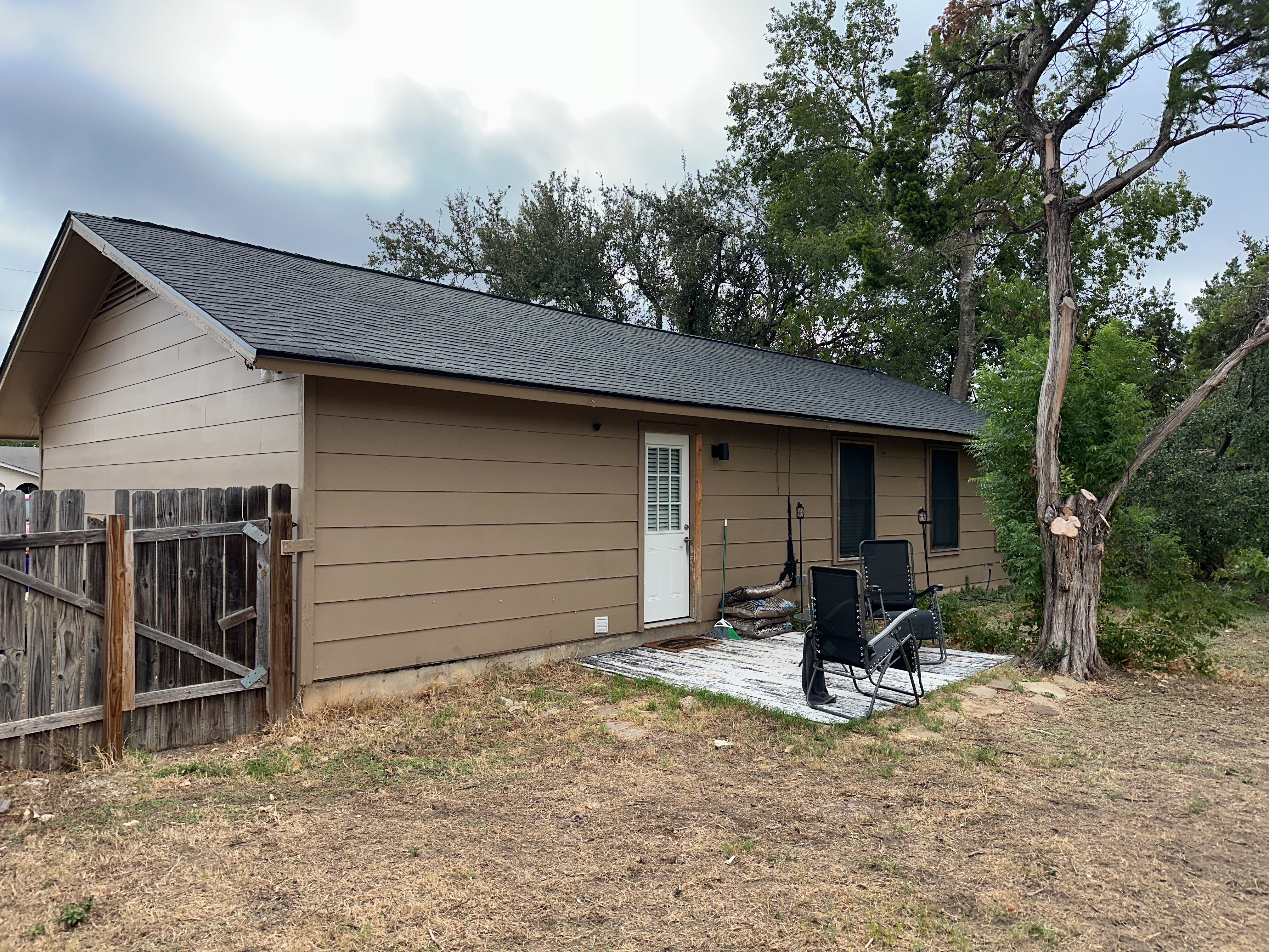 Charcoal Shingle Roof Replacement in Cedar Park by Skywall Construction LLC