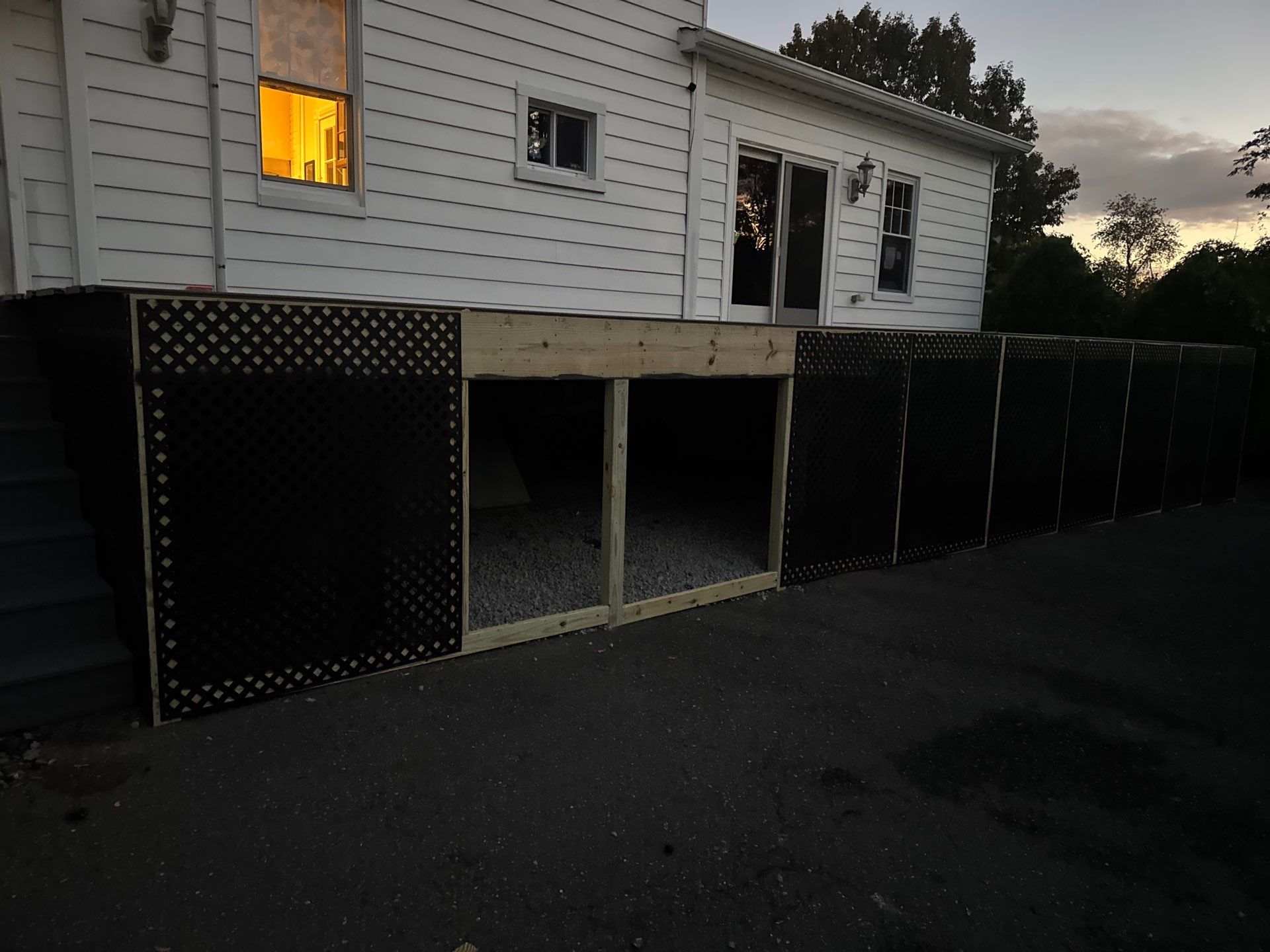 new deck with cable rails in Montclair NJ by deck guardian