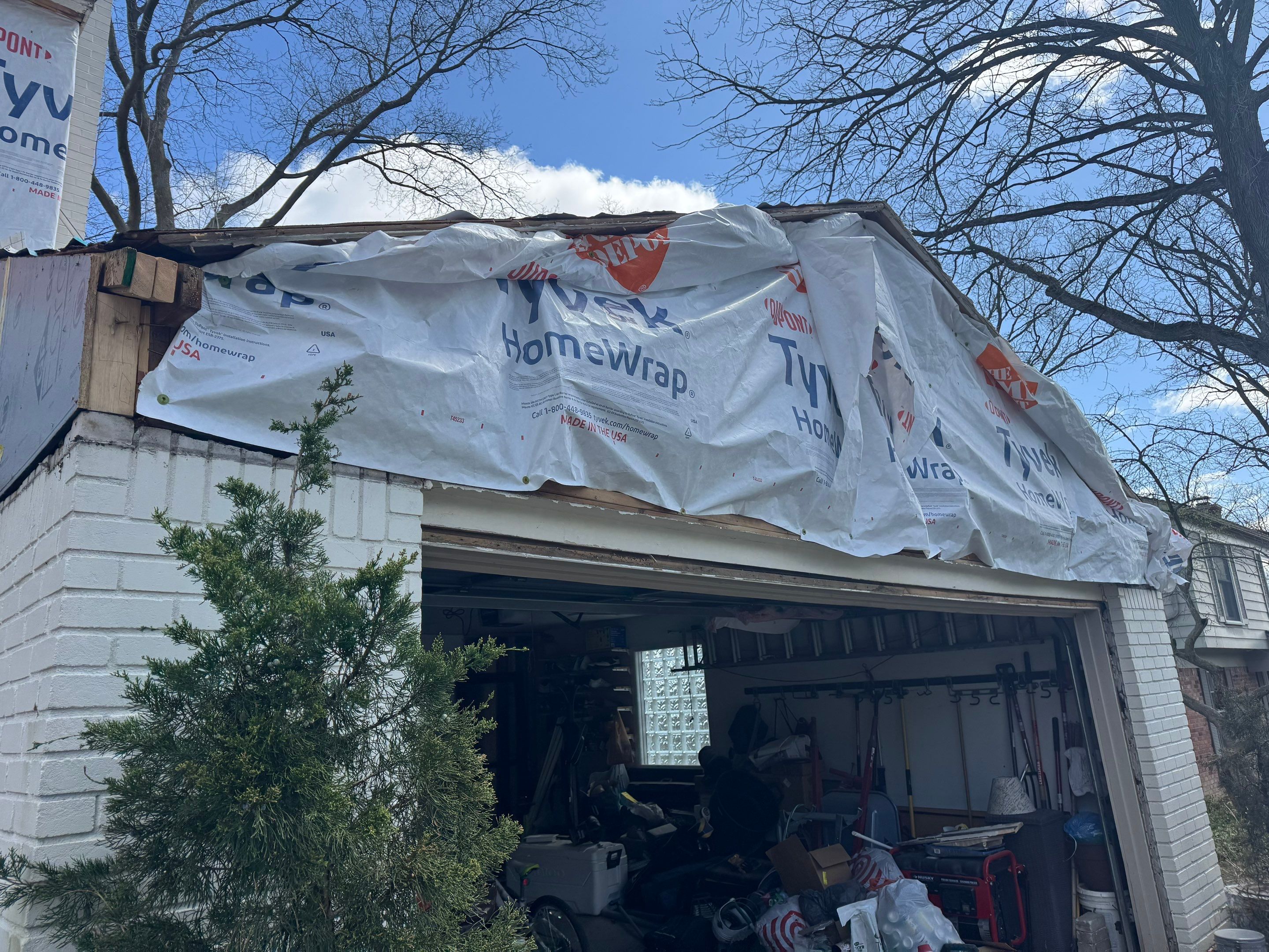 Siding Replacement using Hardie Plank S8 1/4"  Arctic White by 180 Contractors