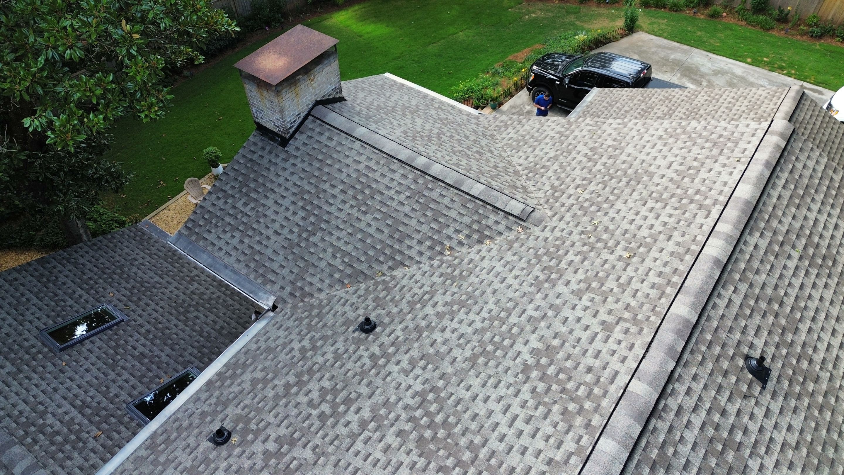 Dunwoody, GA Roof Replacement GAF Timberline HDZ Weathered Wood by Reset Roofing