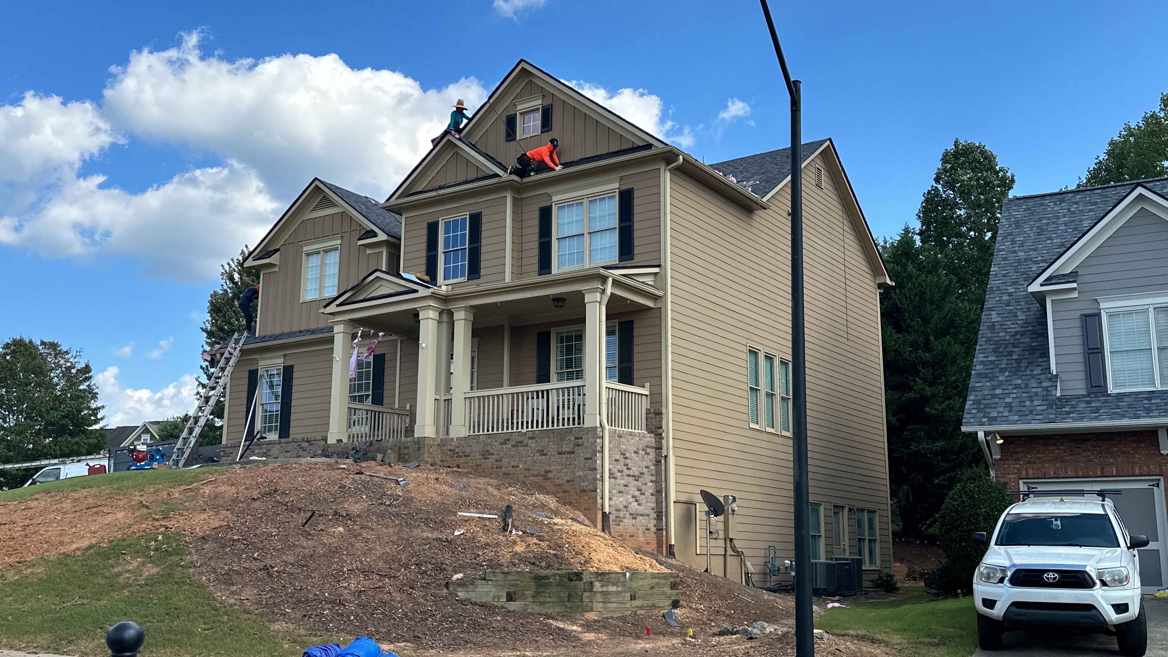 Residential Roofing Installation using Owens Corning Duration Total Protection Roofing System by NBS Roofing, Inc.