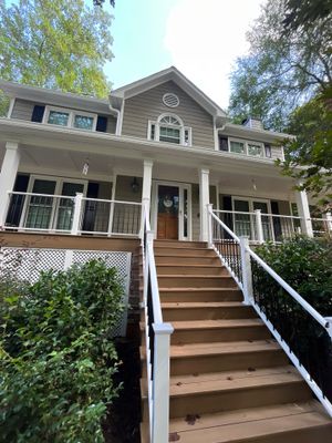 Siding, Rotten Wood, and Lattice Replacement with Exterior Painting