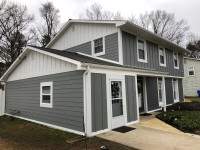 Siding Installation using JH Batten Smooth and JH Select Cedarmill Eased Edge by ExteriorPros