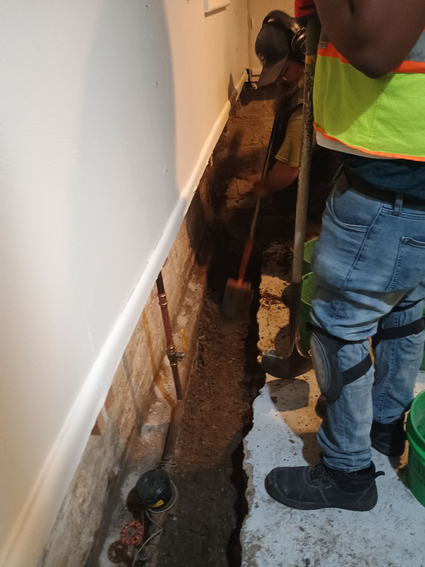 Interior Drain Tile & Sump Pump Installation in St. Paul, MN by Waterproofing Northeast