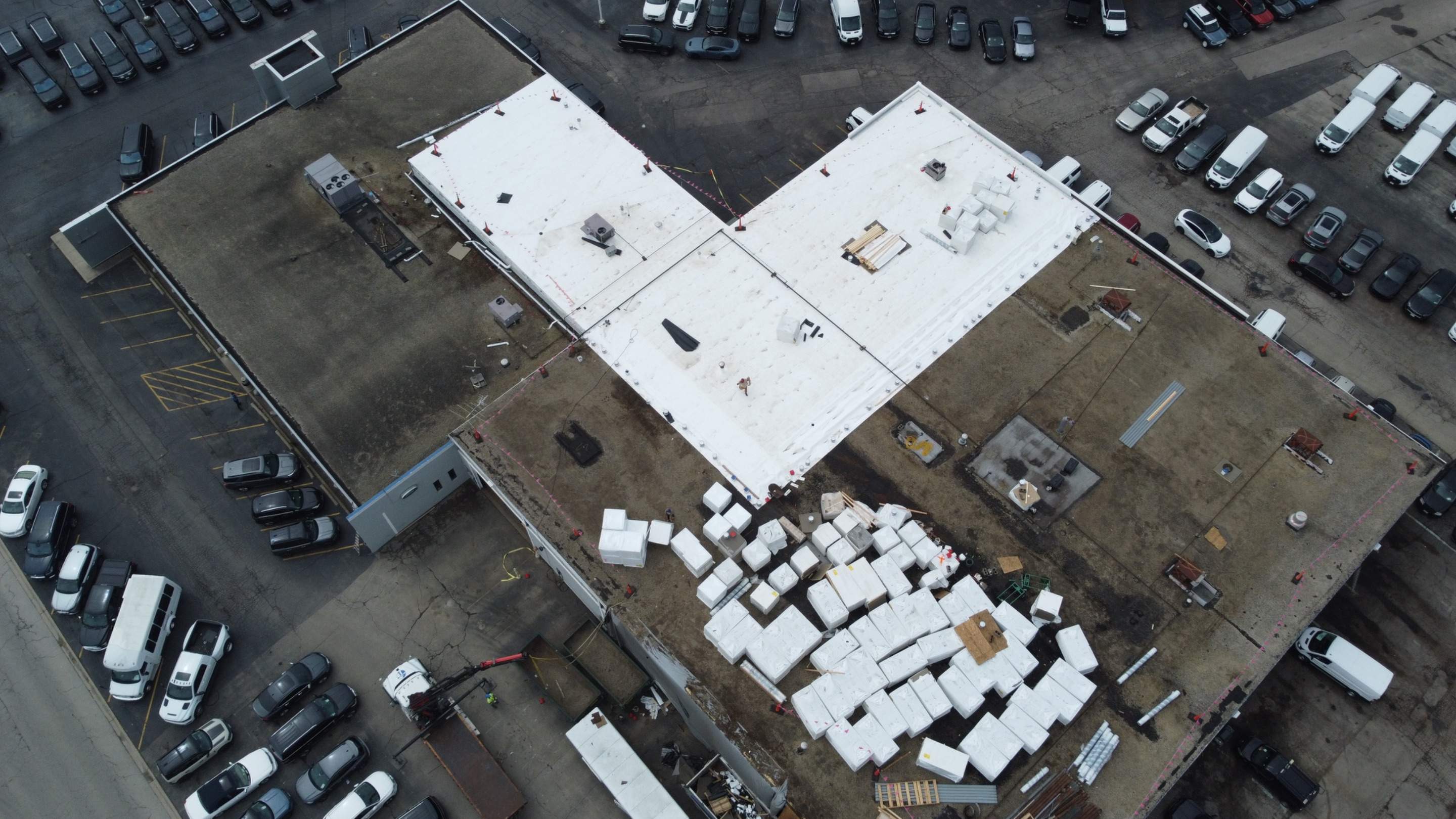 Ford Dealership - Re-Roof by Pink Roofing
