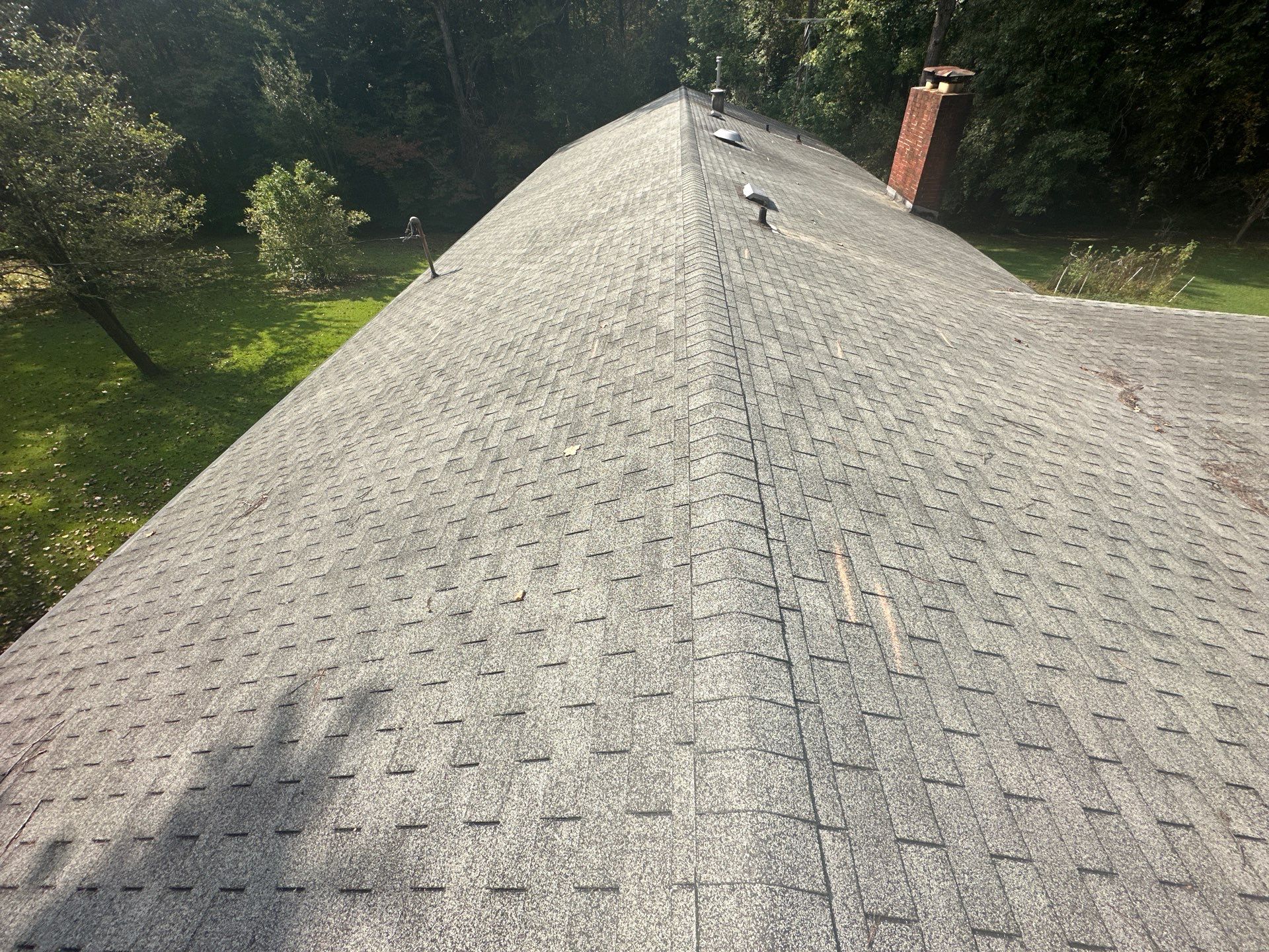 Residential Roof Replacement using Owens Corning Quary Gray by Inspector Roofing and Restoration