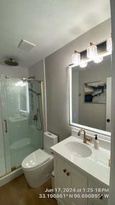 Guest bathroom remodel