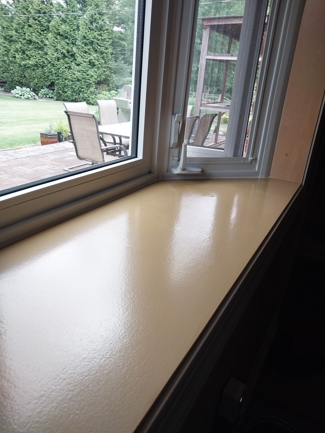Window Repair using Sherwin Williams Emerald  by Laser Focused Solutions LLC