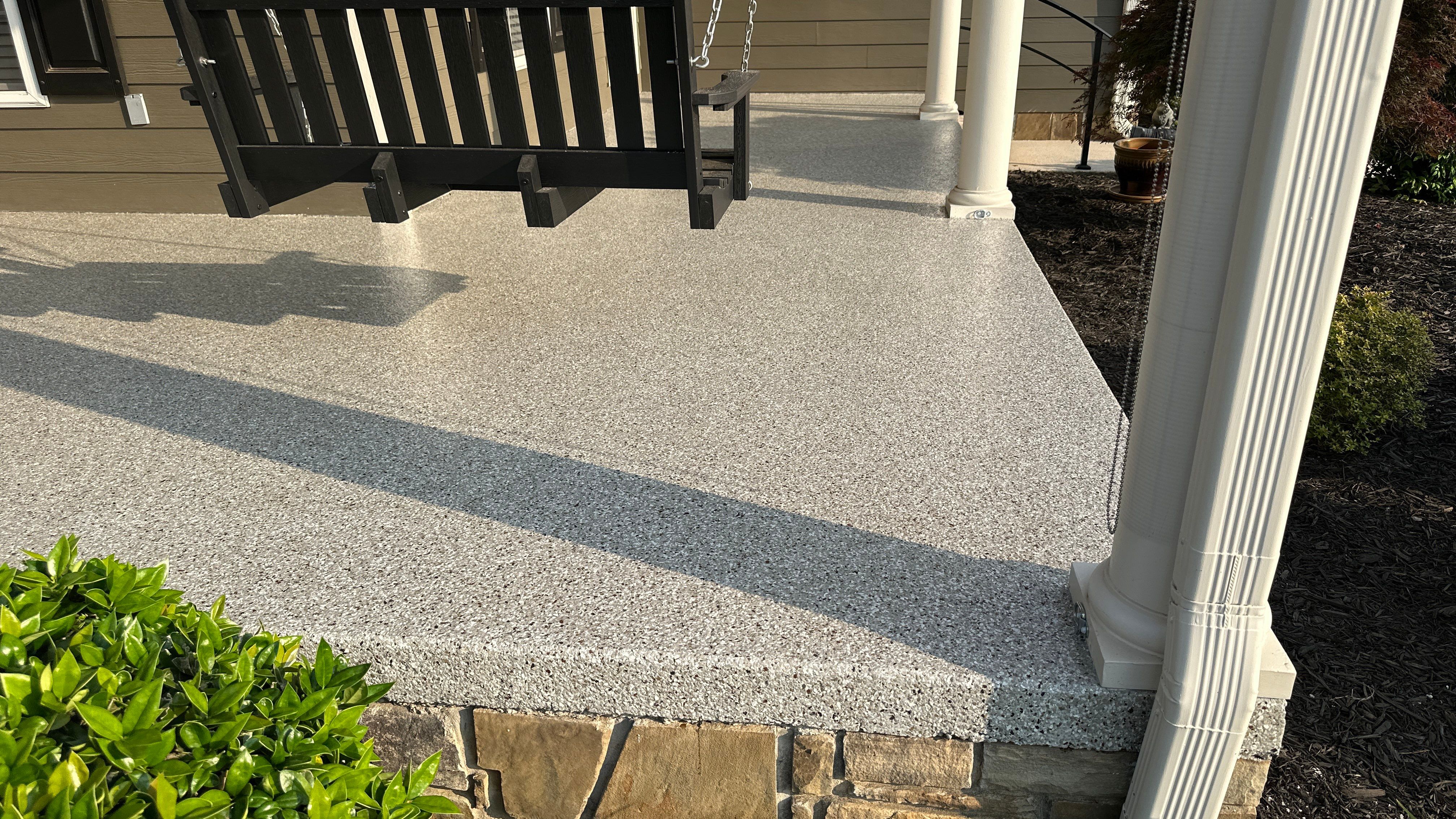 Front Porch using Creekbed by Elite Floor Solutions