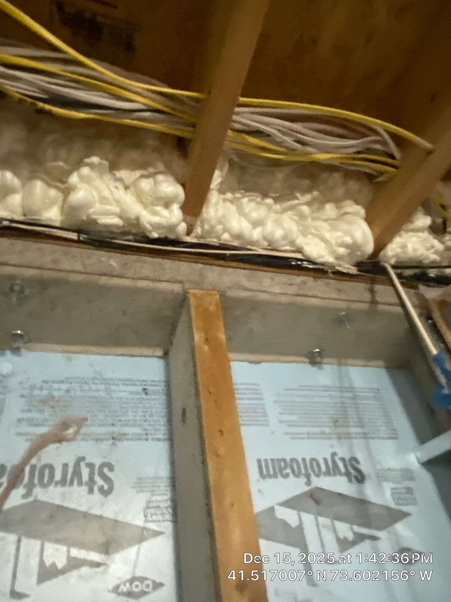 Attic Insulation using open cell spray foam by NYS Foam & Energy