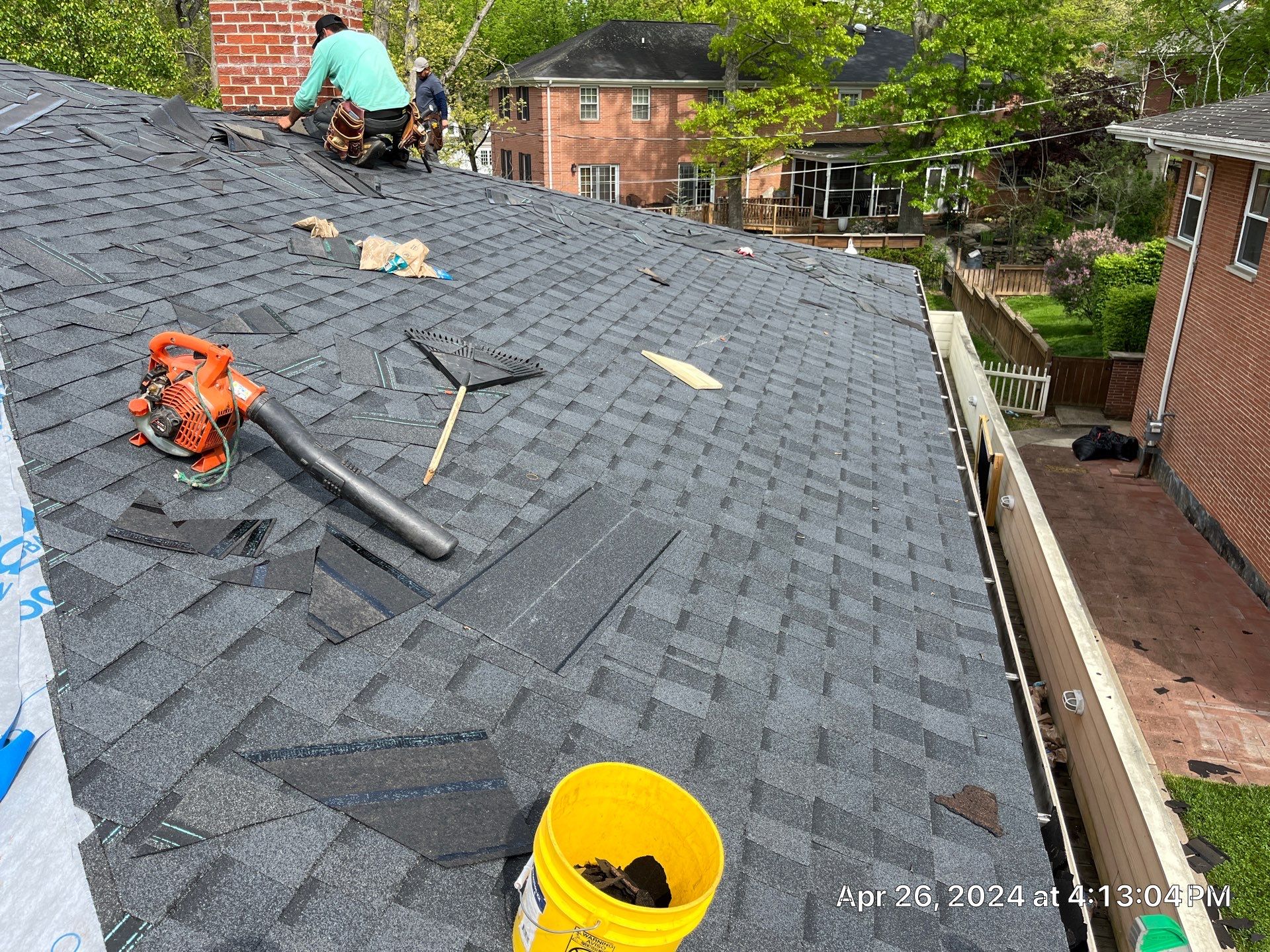 Residential Roofing Installation using Certainteed Landmark Pro Shingles by Fahey Roofing + Contracting