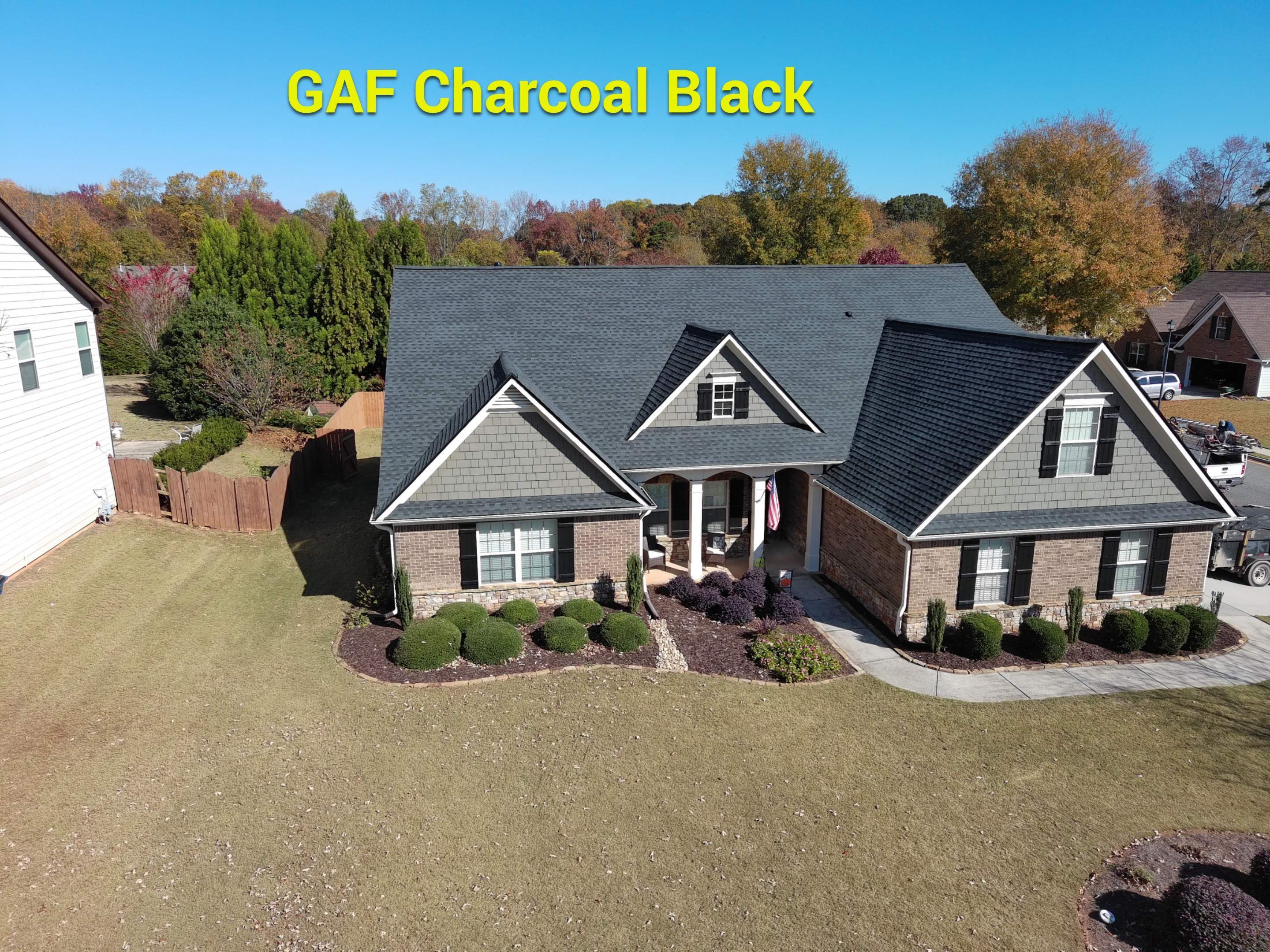 New roof installation and shingle colors by Rhino Restoration