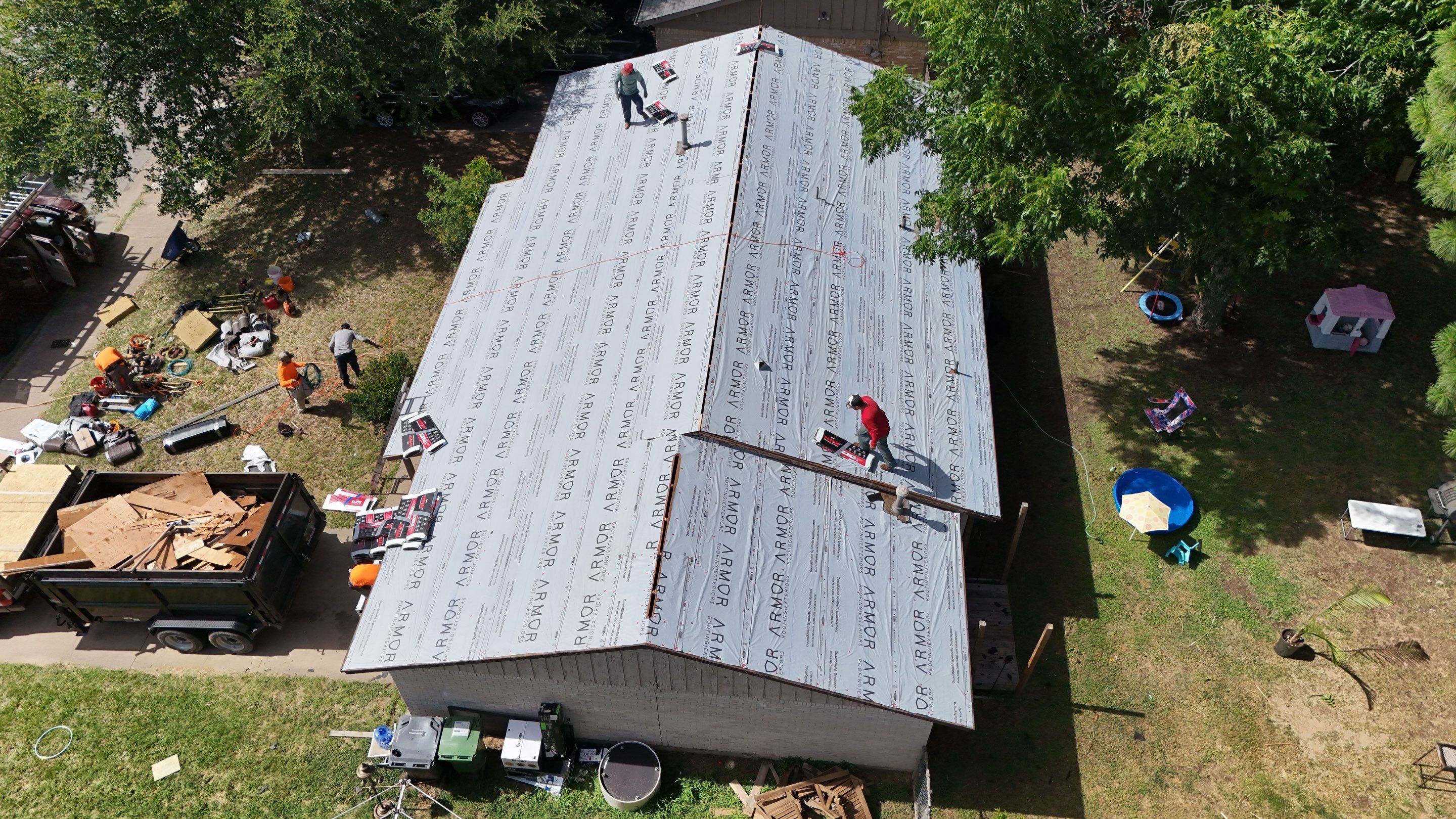 Asphalt Shingle Full Roof Replacement and Re-Decking in Arlington by Armor Roofing | Exteriors