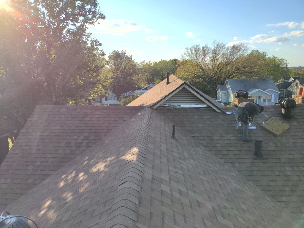 Roof Replacement in Central Fort Worth by Blackforest Roofing