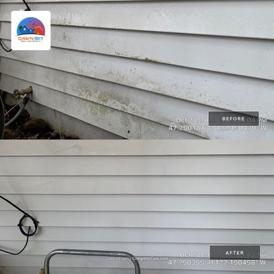 House Washing using SH & H2O