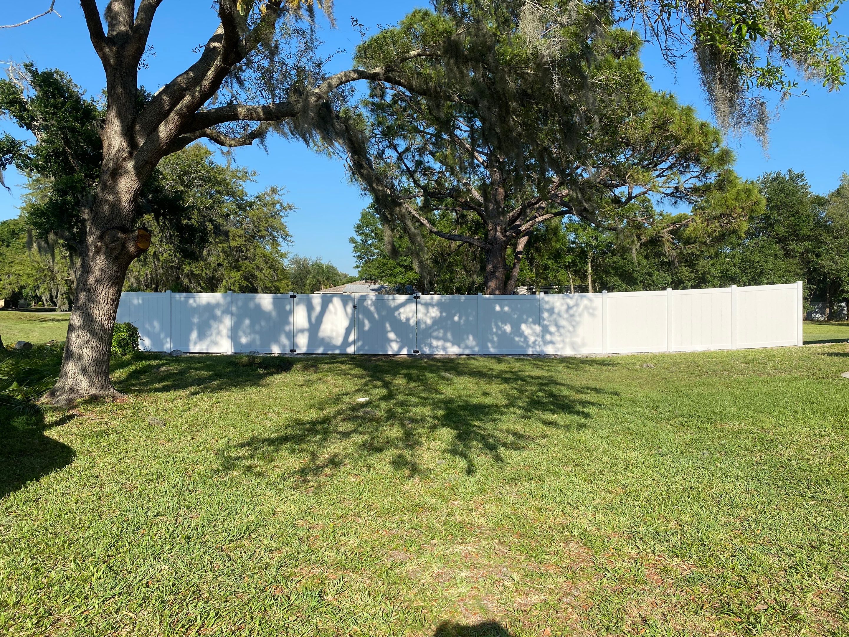 Sarasota, FL 6 ft. Tall White Vinyl Privacy Fence by Asap fence and gates, LLC