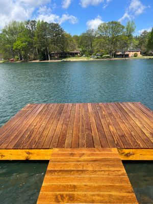 Dock using Wood Sealant