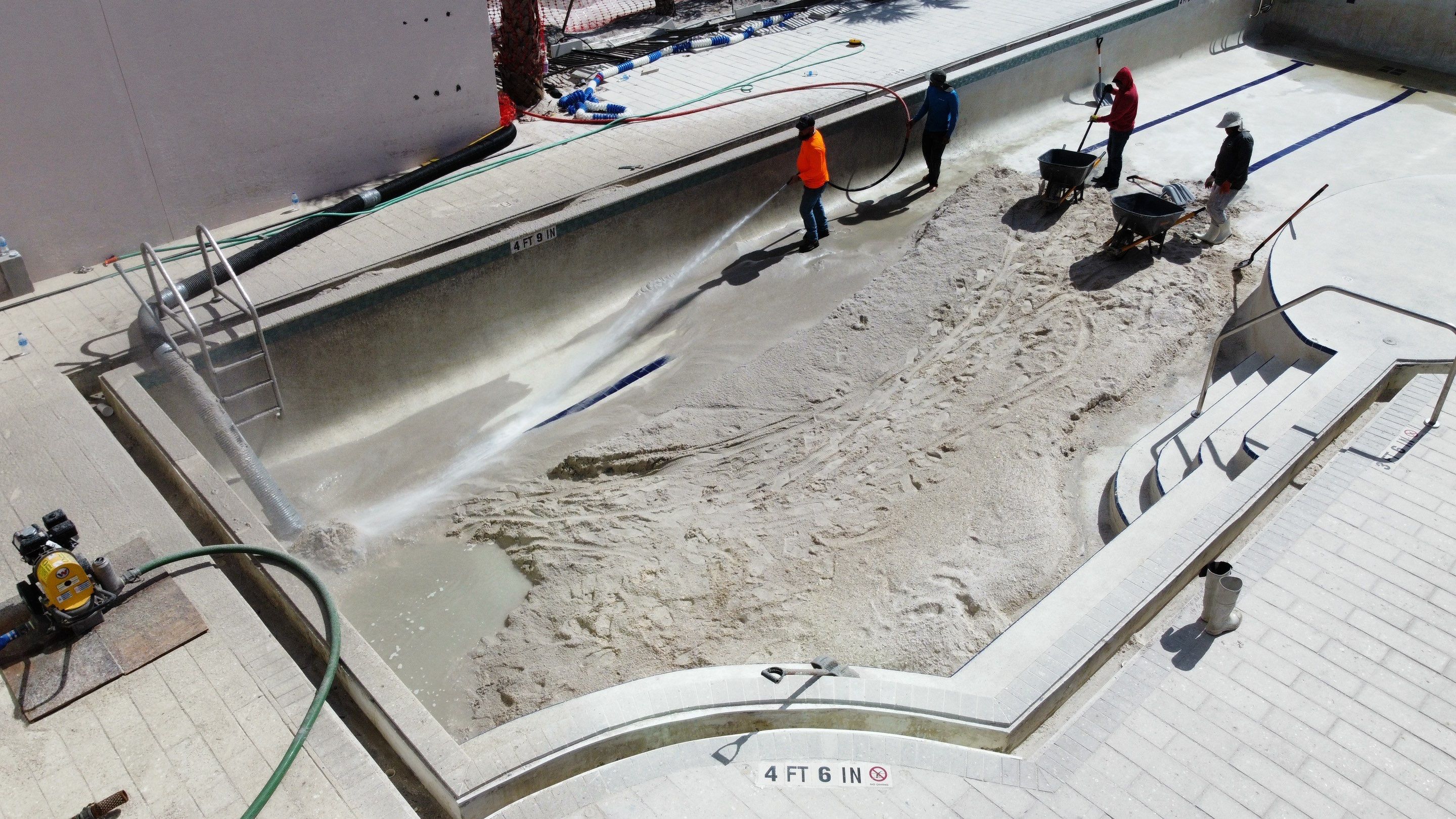 Beachside Community Club Pool Cleanout by APS Power & Water