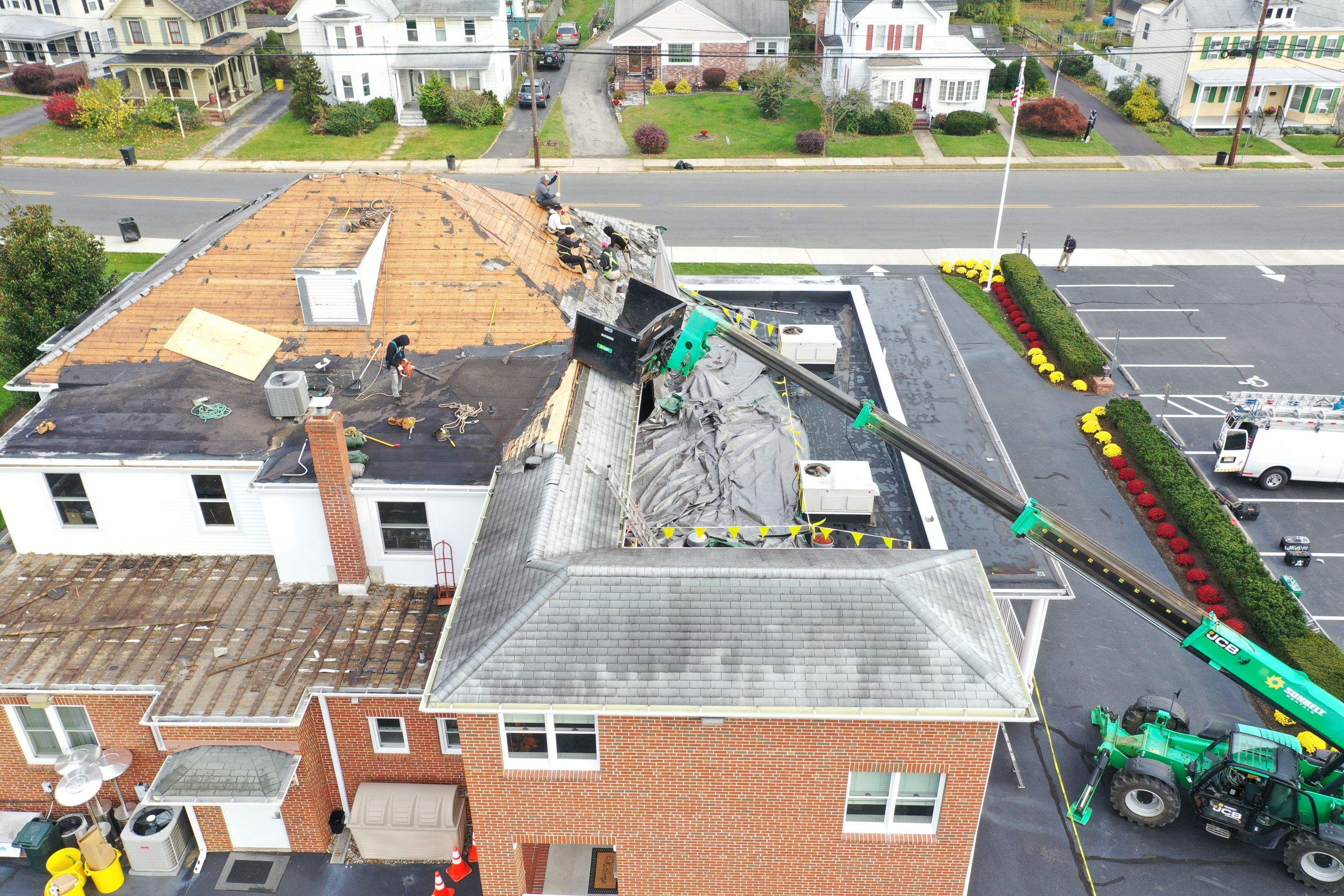 Commercial Roofing Installation using GAF Timberline / GAF TPO by All Site Roofing