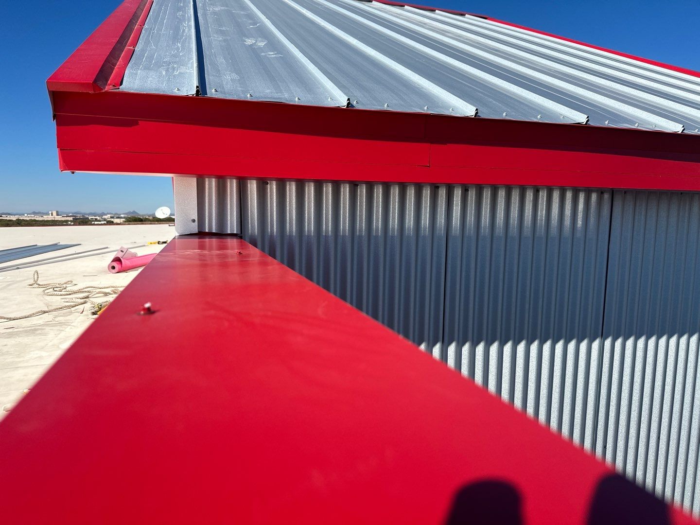 Galvanized Silver Exposed Fastener by Reimagine Roofing