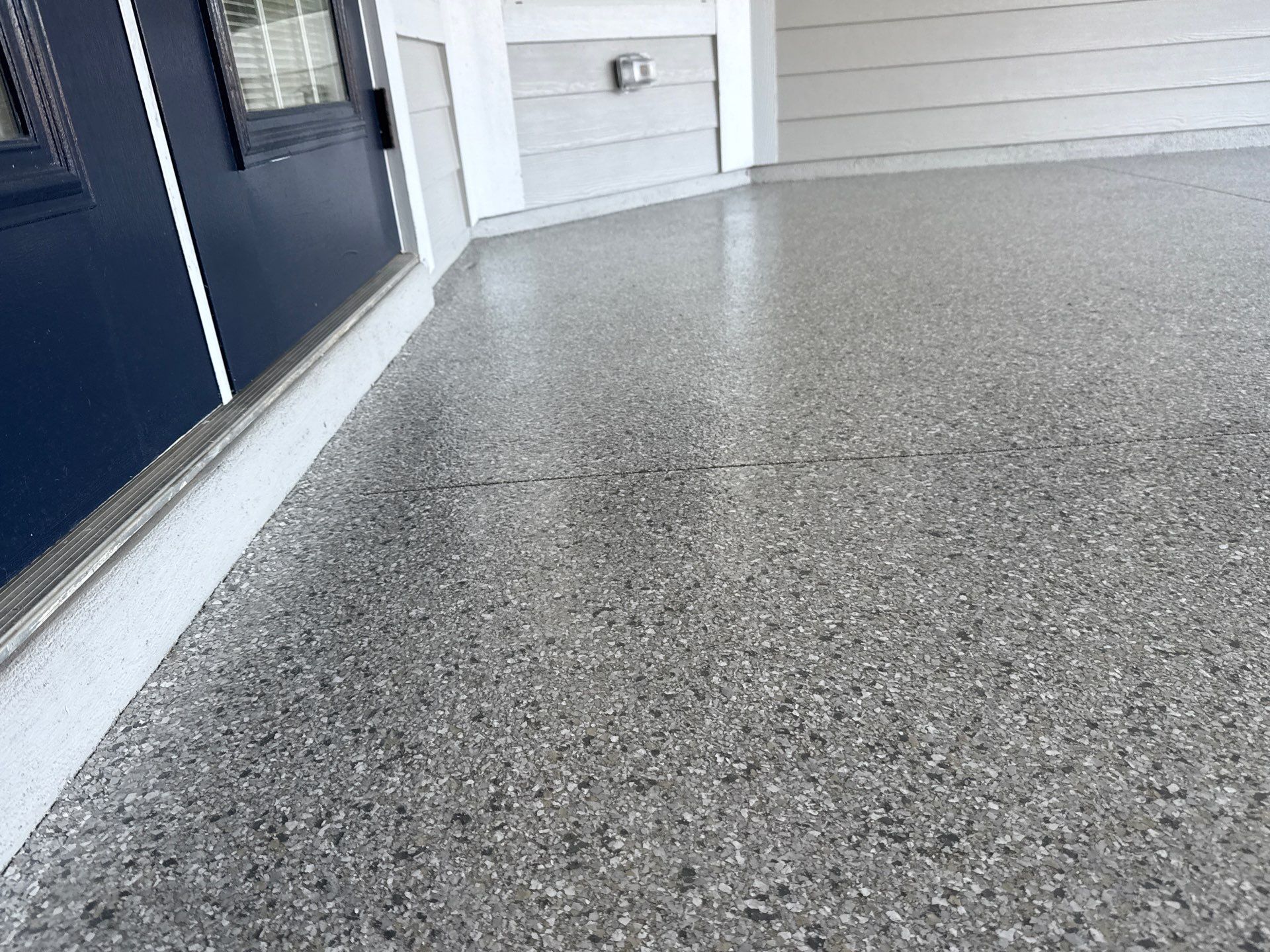 Front and Back Porches  in Micanopy, FL (Front Porch: Slate Stone, Back Porch: Mount Everest) by Cross Creek Concrete Coatings