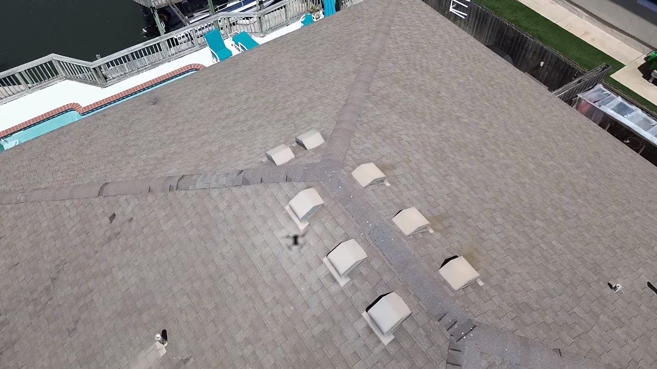 Residential Roofing Installation using GAF HDZ Slate by Lighthouse Roofing