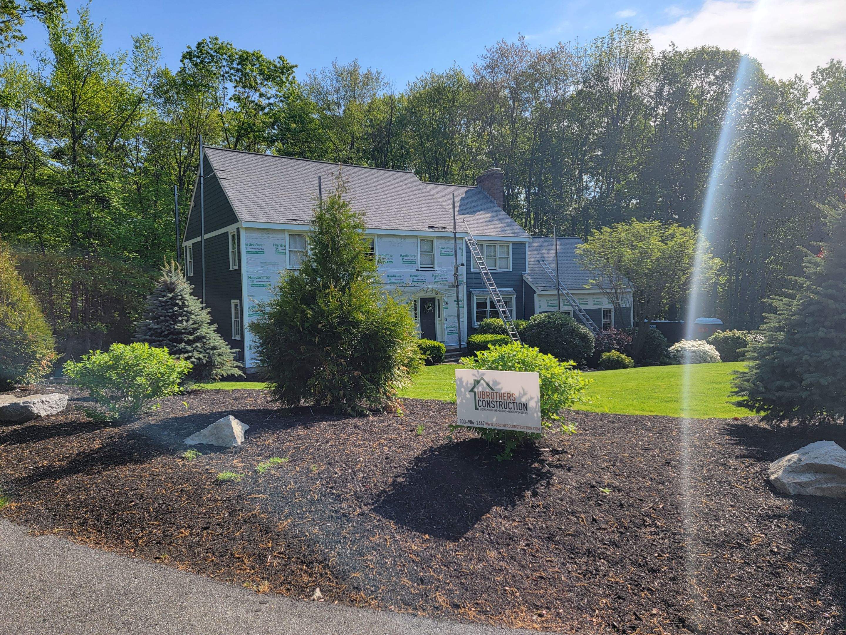 Siding Installation using James Hardie by UBrothers Construction