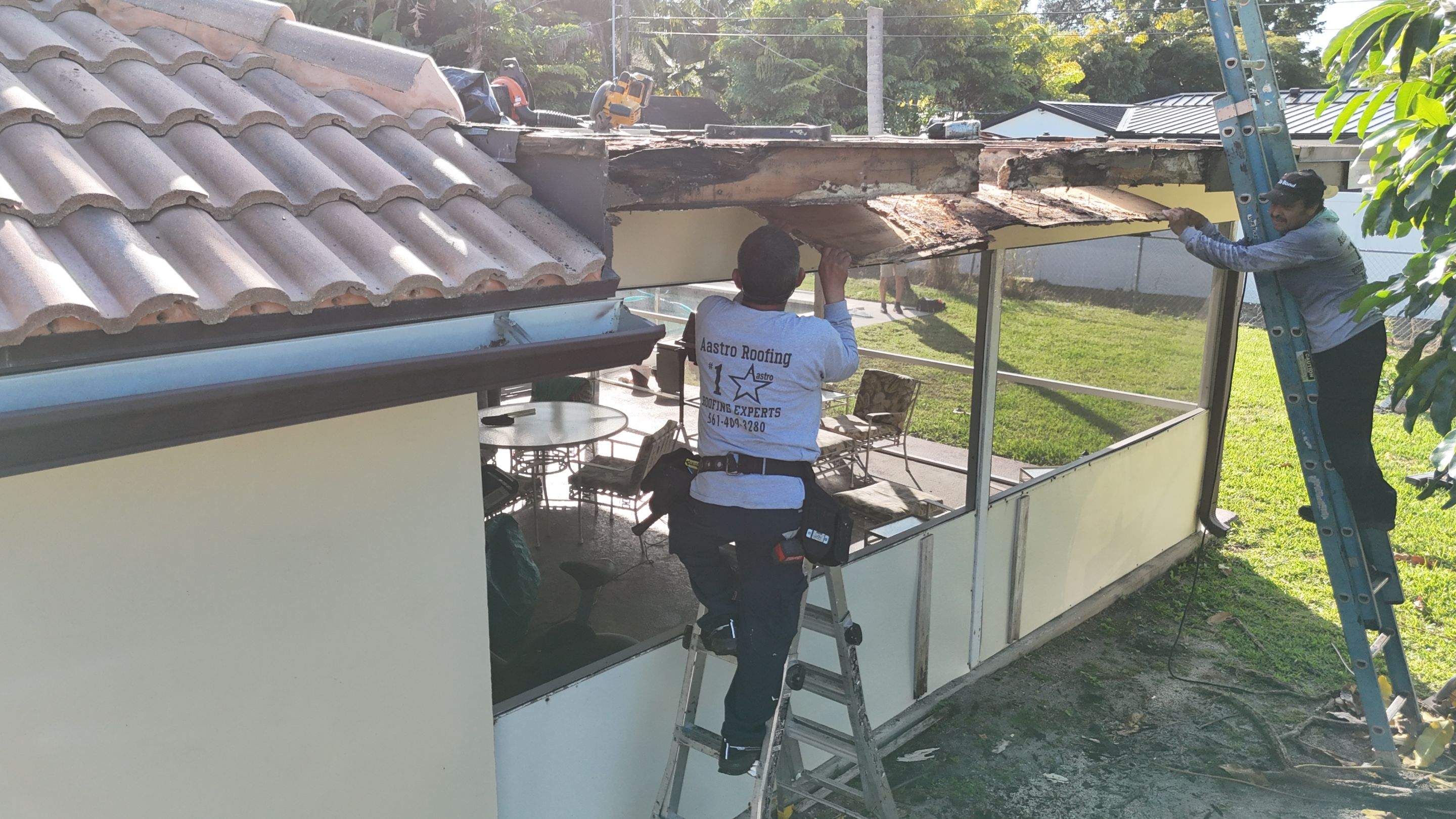 Residential Roof Repair and Flat Roof Restoration in Boca Raton by Aastro Roofing