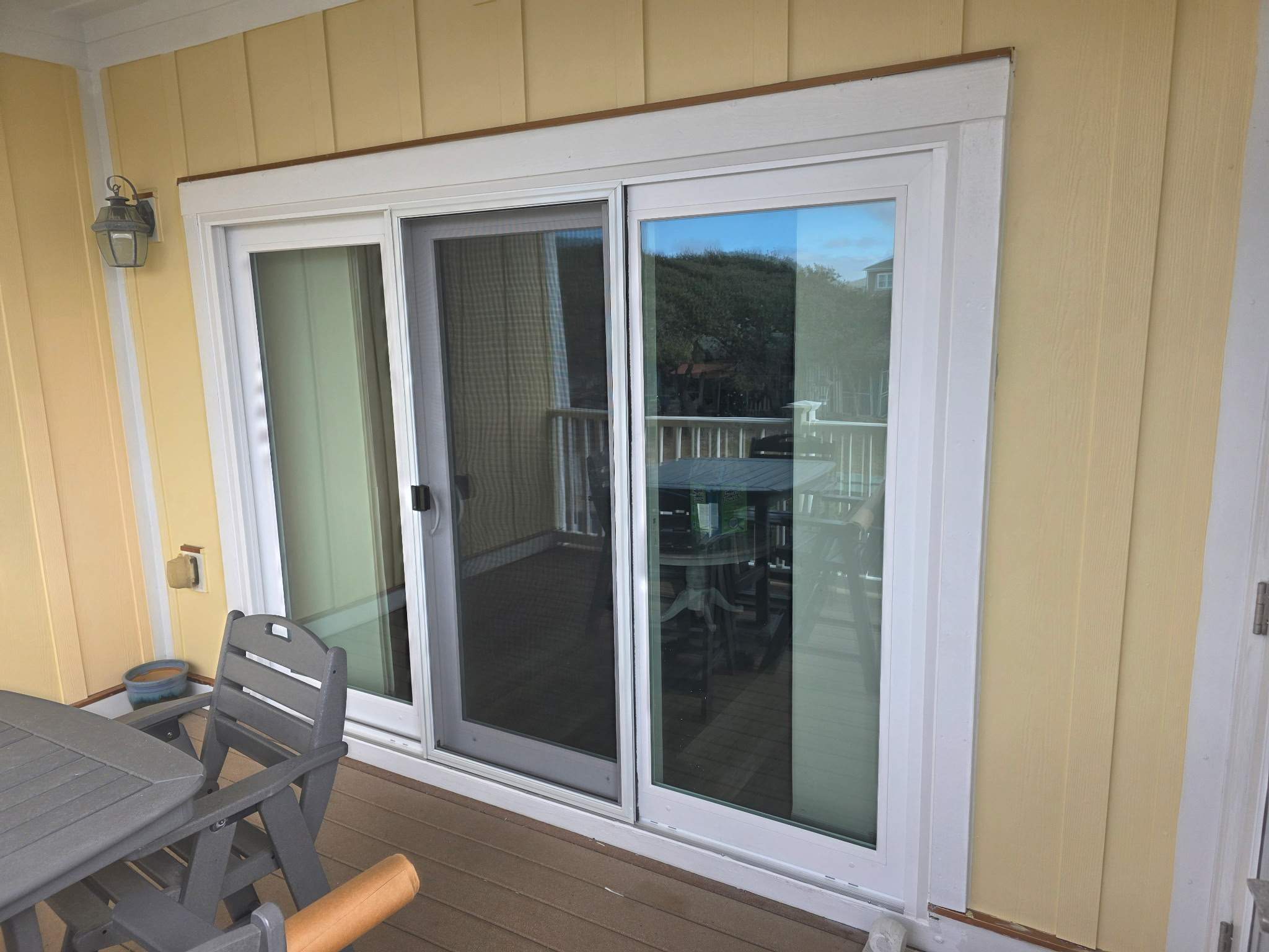 DP 50 Sliding Glass Door Replacement in Oak Island NC | RGR Construction & Roofing, LLC by RGR Construction and Roofing, LLC