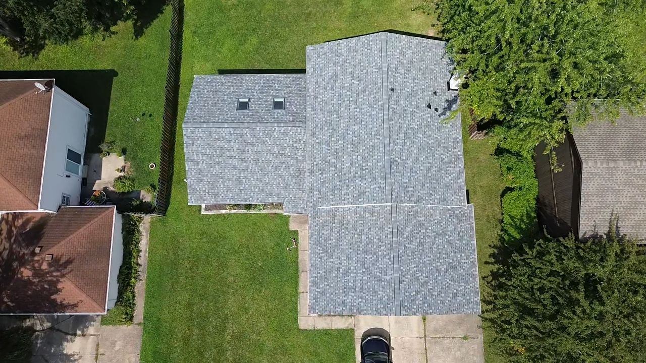 Atlas Pinnacle, Color, Coastal Granite, Drip Edge, Tuxedo Gray by Eagle Eye Roofing