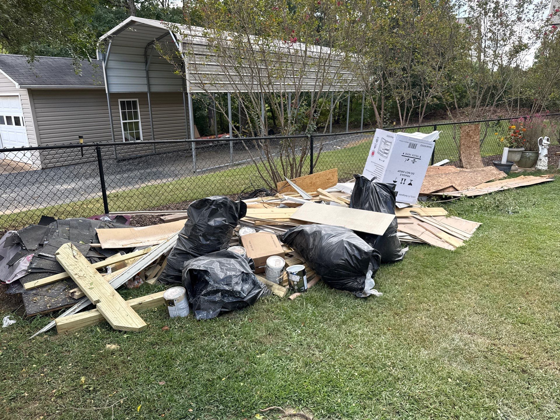 Project in Stanfield by Badger Hauling