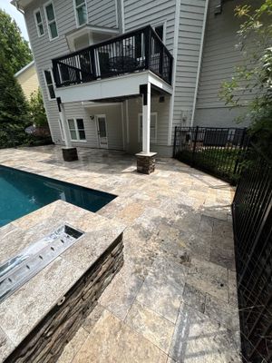 Pool Deck using Concrete Sealant