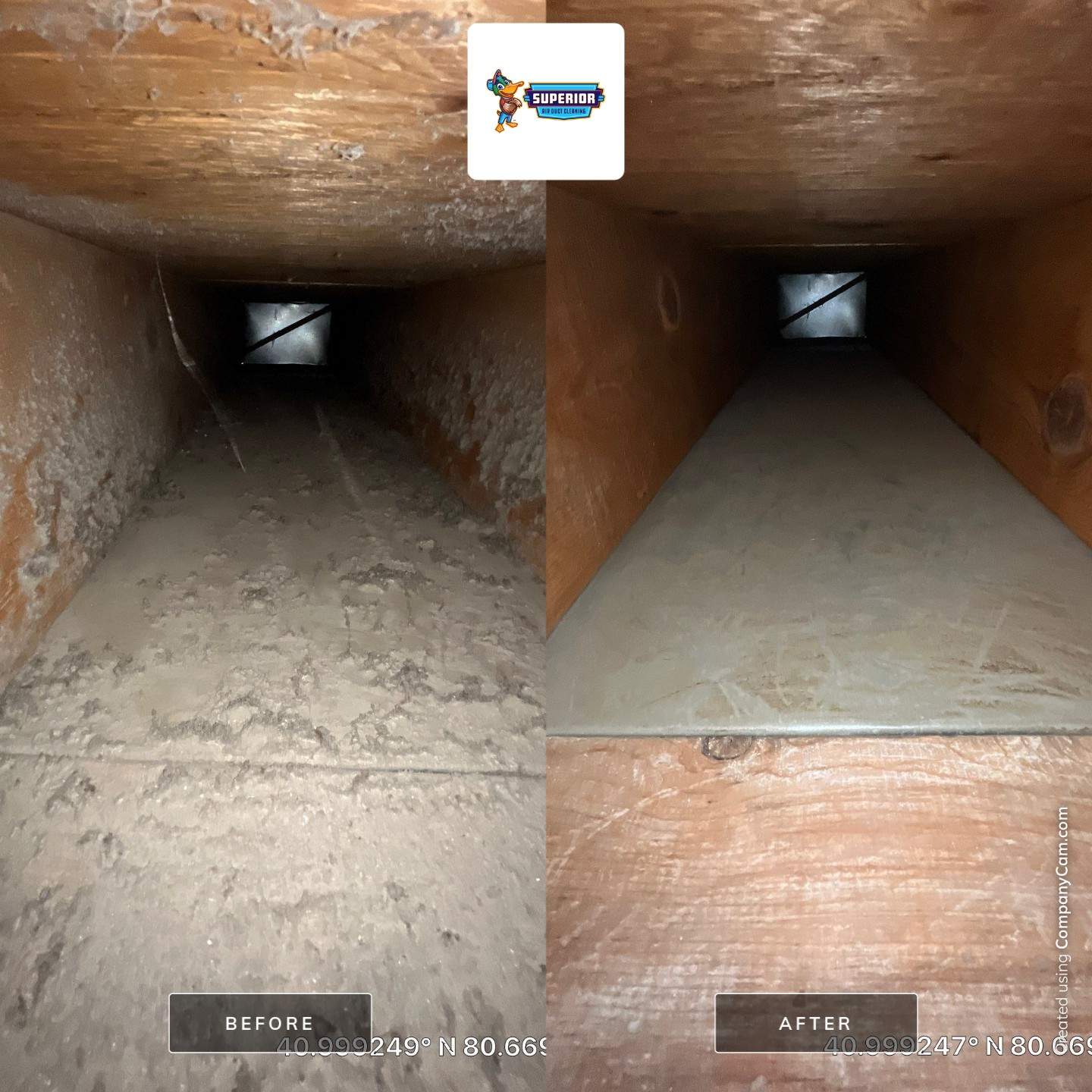Air Duct Cleaning With a Vacuum Truck in Youngstown, OH by Superior Air Duct Cleaning