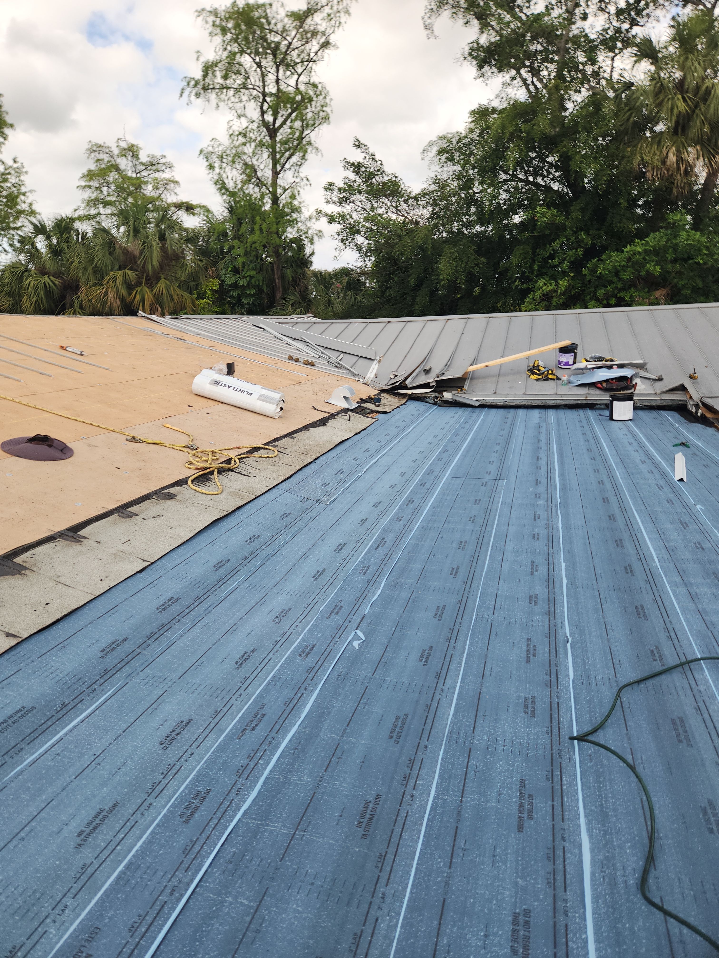 Flat Roof Replacement and Fascia Repair in Margate by Aastro Roofing