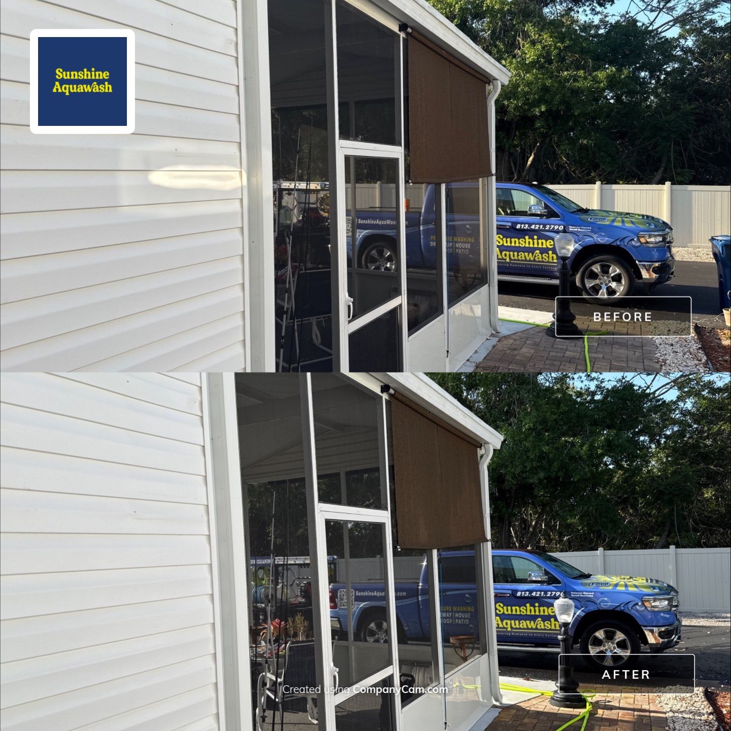 Mobile Home House Wash | Fisherman’s Cove RV Park | Terra Ceia, FL by Sunshine AquaWash