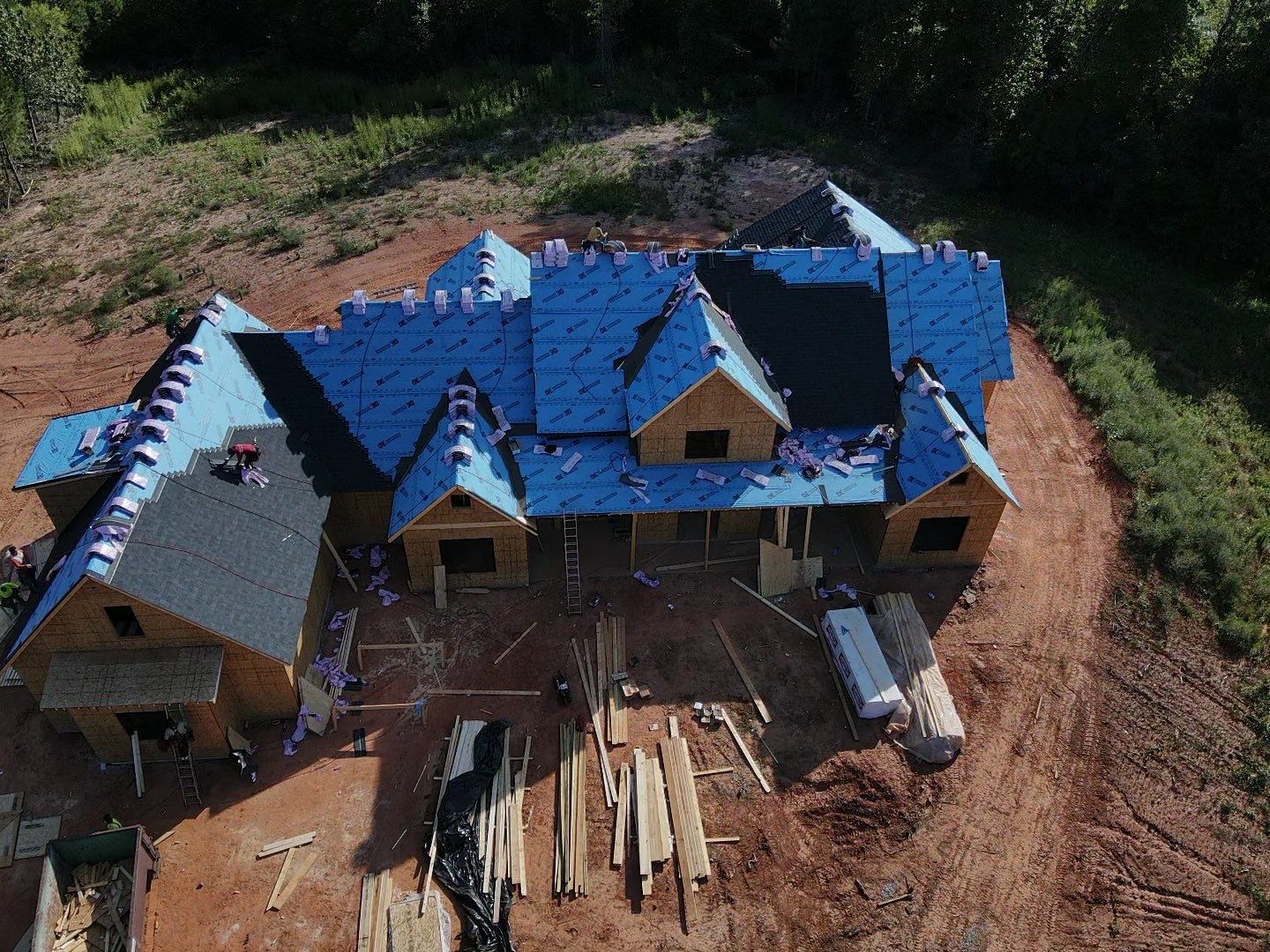 New Construction Residential Roofing Installation using Owens Corning by Inspector Roofing and Restoration