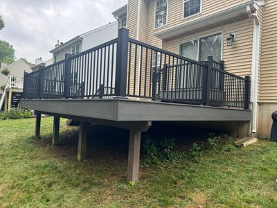 Deck Resurface using Deckorators Vista - Color Driftwood