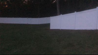 Fence Installation using Vinyl Fence 6ft Privacy