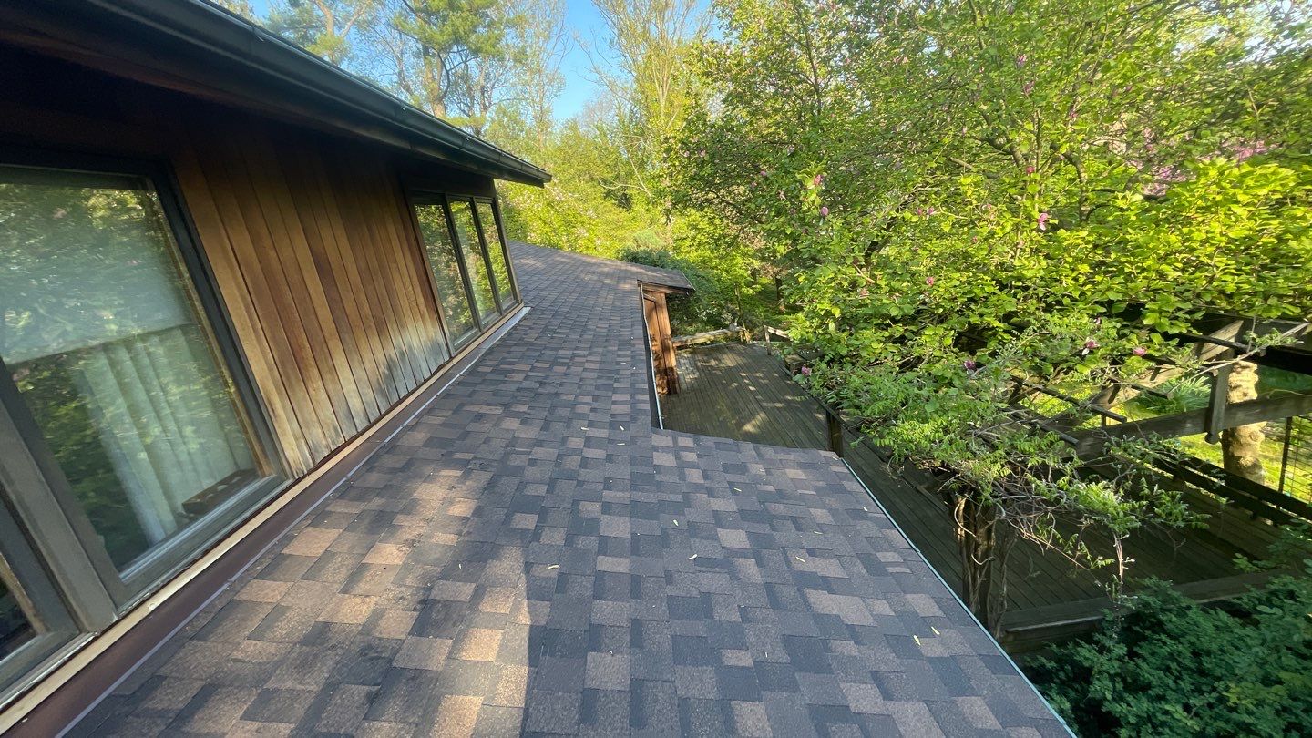 Roof Replacement w/ Skylights in Baltimore, MD (IKO Dynasty) by American Home Contractors